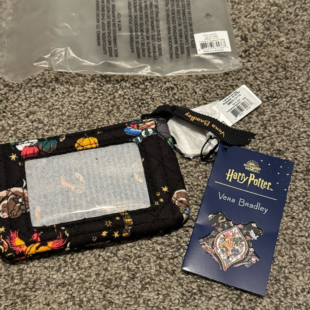 Friends at Hogwarts Vera Bradley zip ID case brand new with tags.